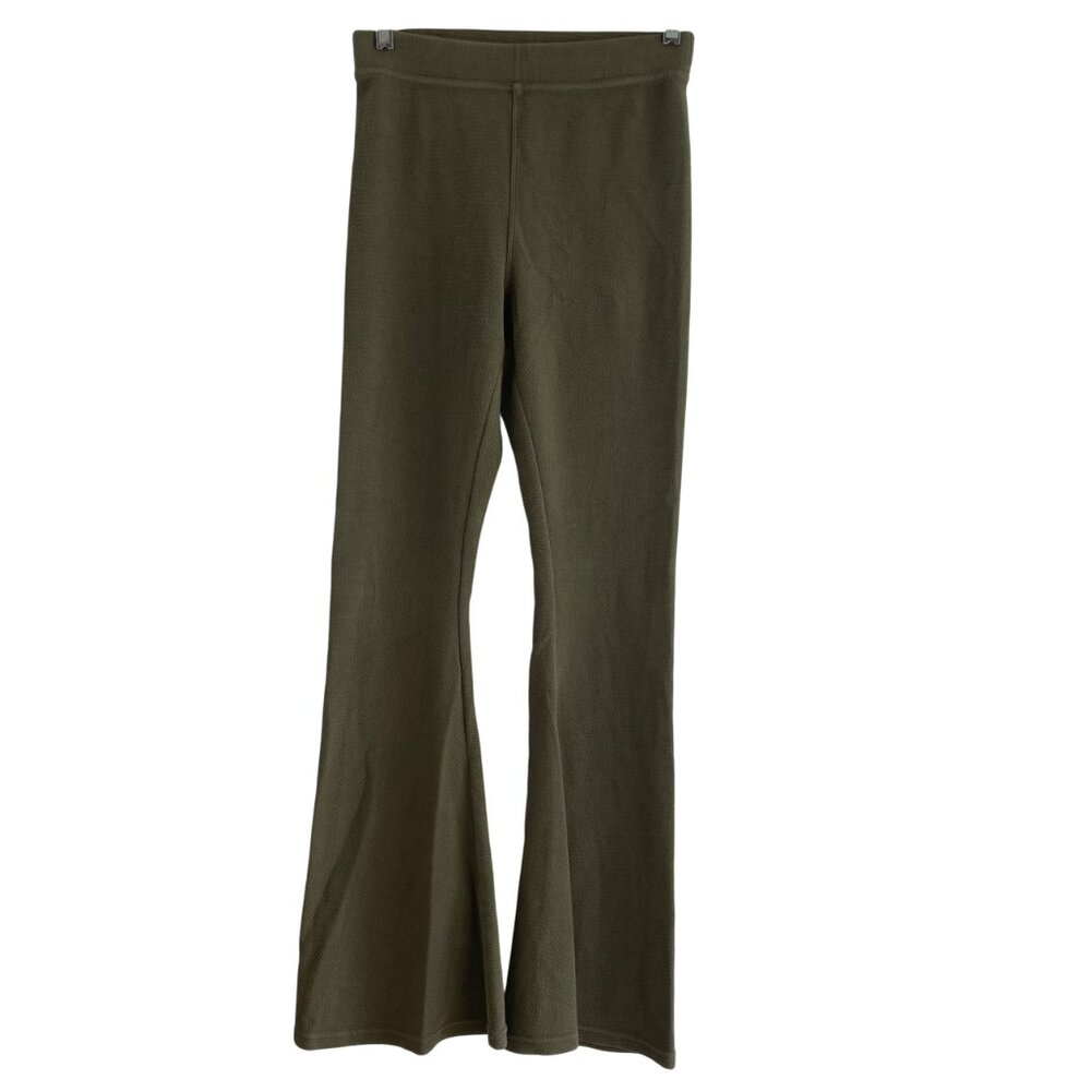 Offline by Aerie Women’s Flare Pants Olive Green Pull-On Lounge Yoga Sz Medium